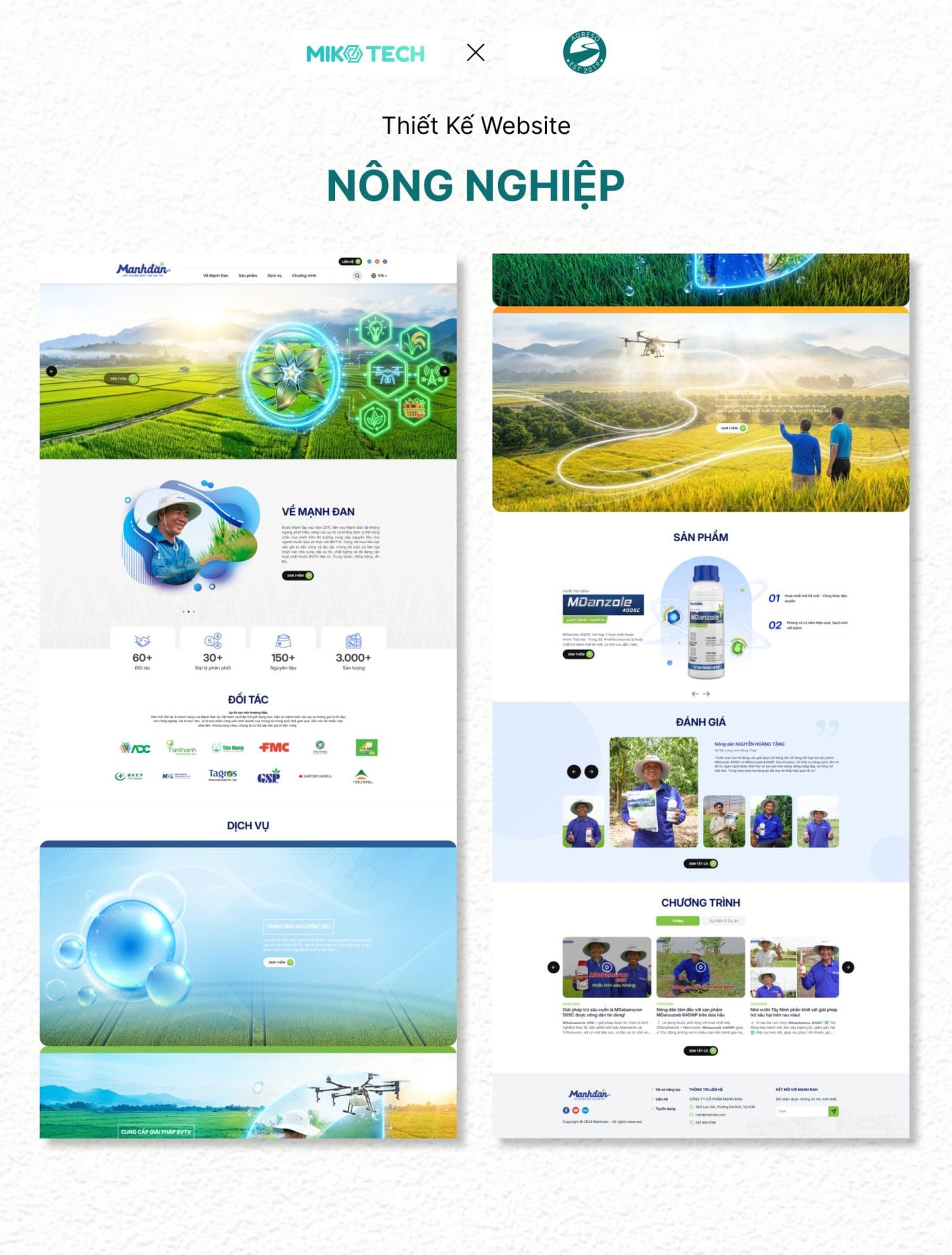 Giao diện web Agreso