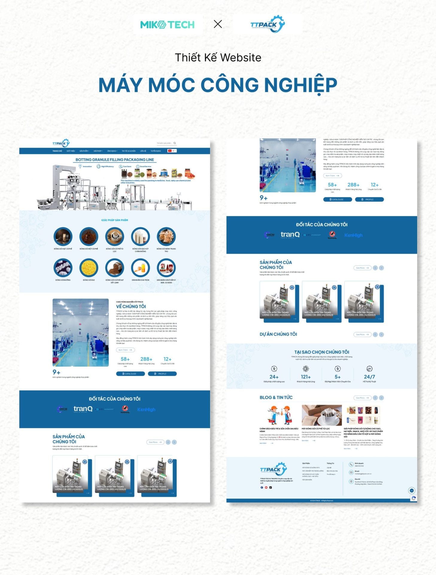 Giao diện web TTPACK