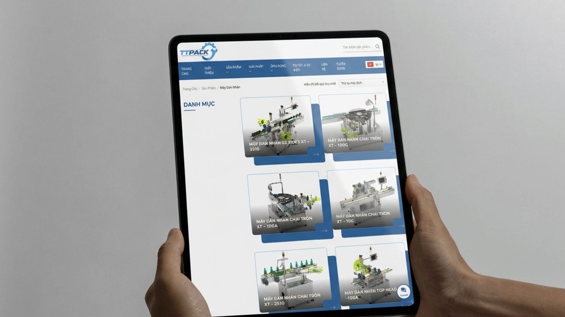 Responsive web TTPACK