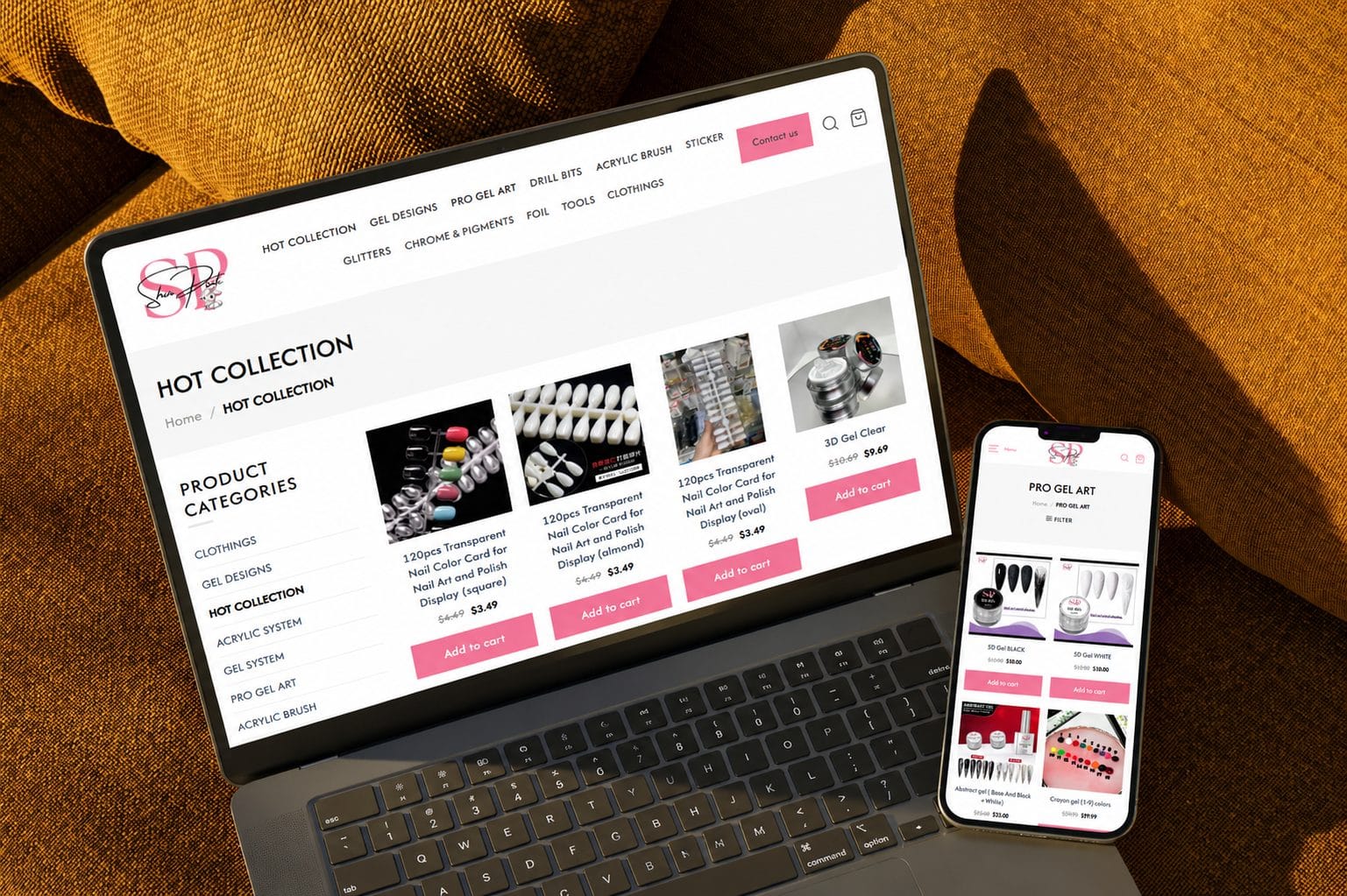 Thiết kế web Shin Pink Nails