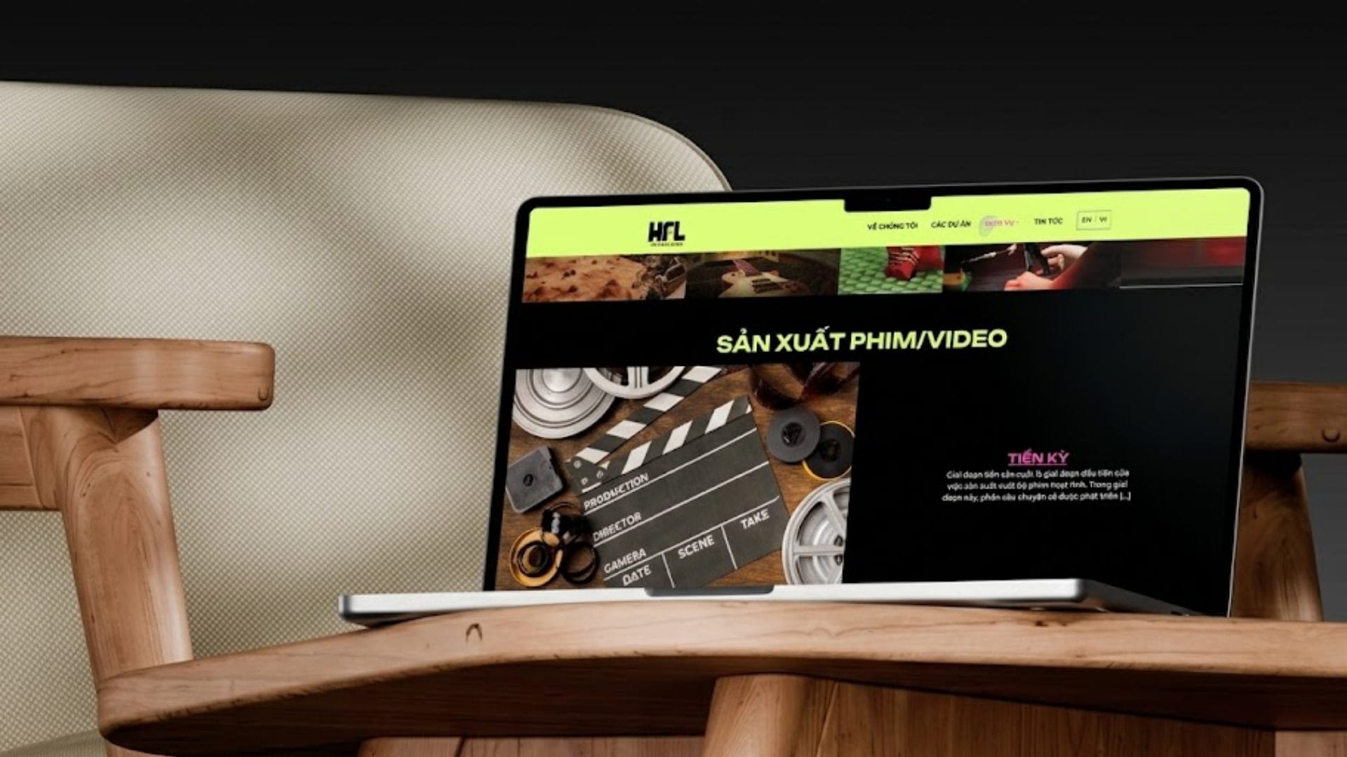 Dự án HFL Animations 3 Website HFL Animations
