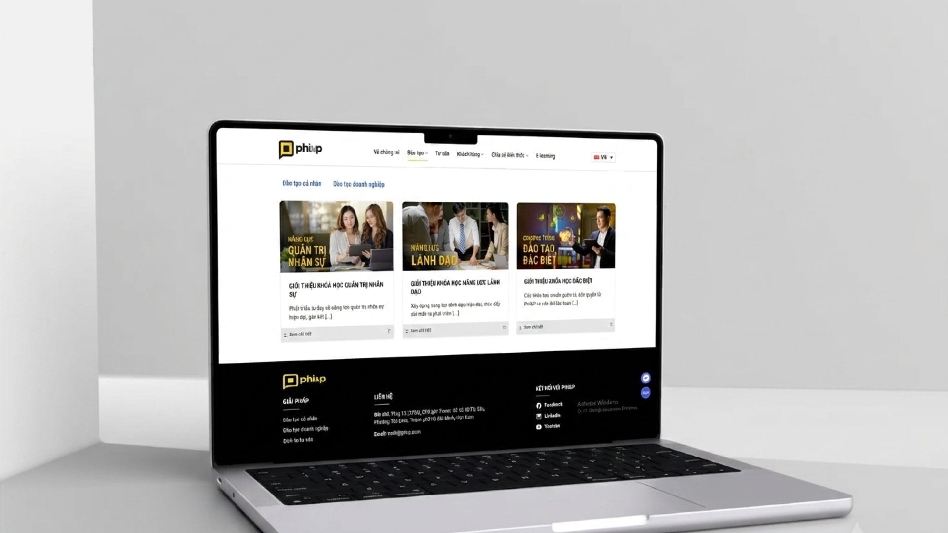 Dự án Phi&P 3 Website Phi&P