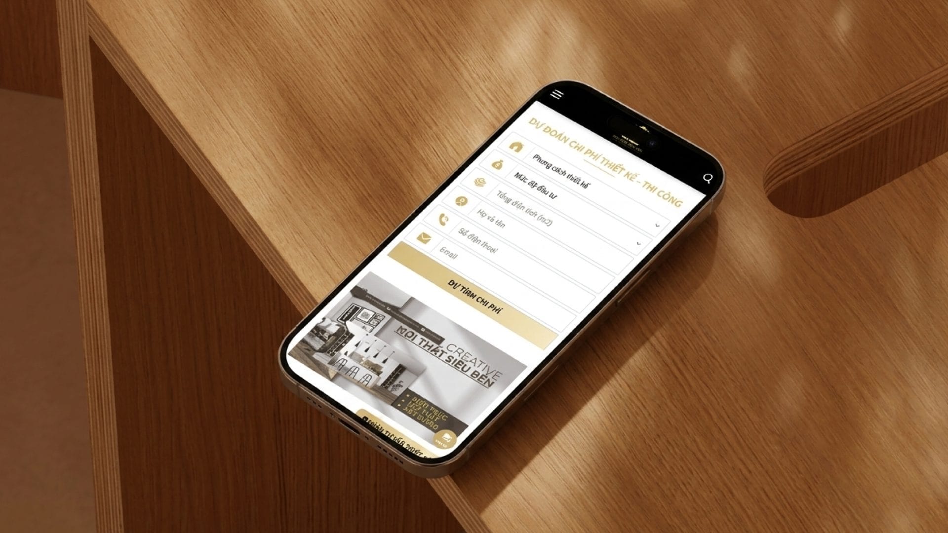 Mobile responsive website Nội thất siêu bền