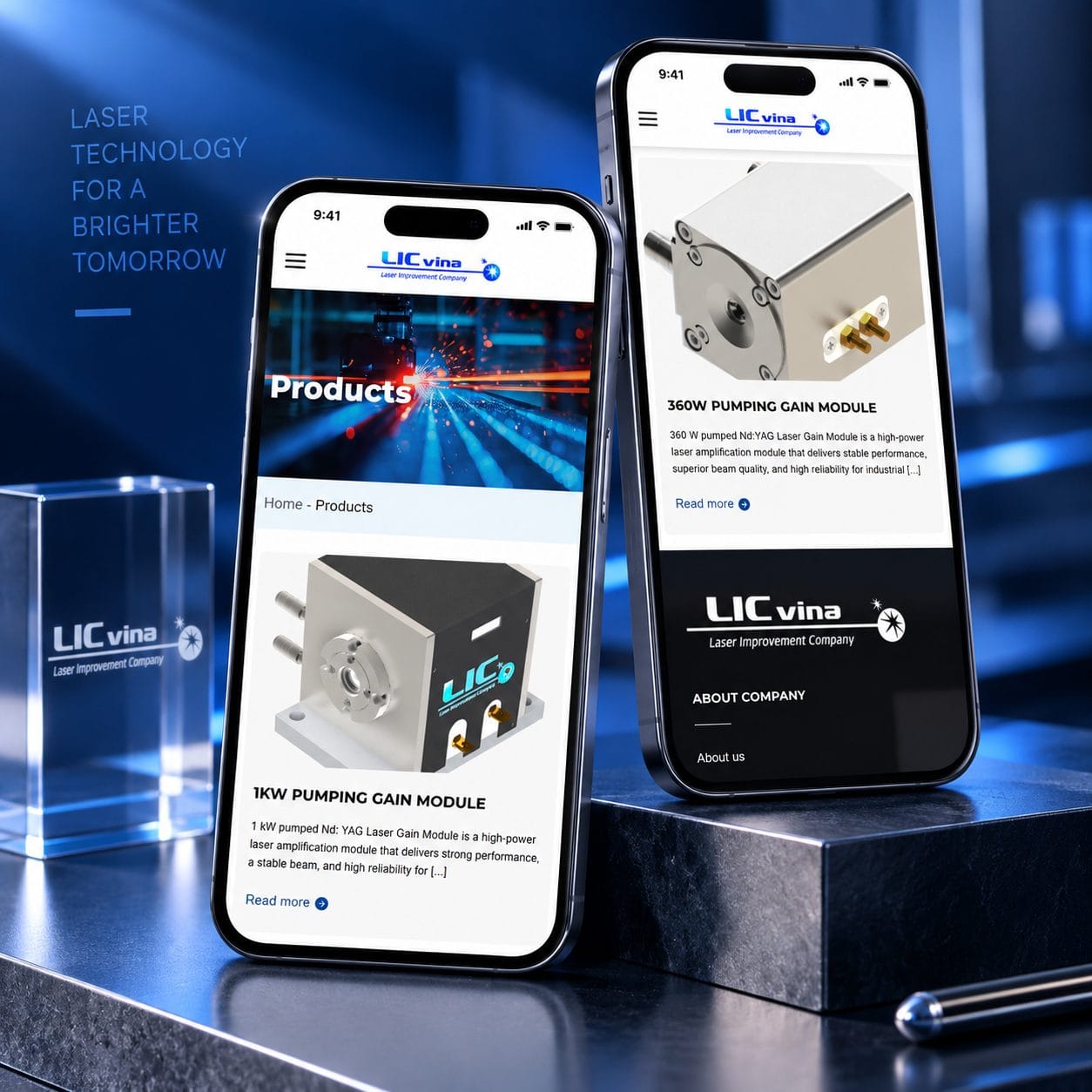 Web mobile LIC VINA