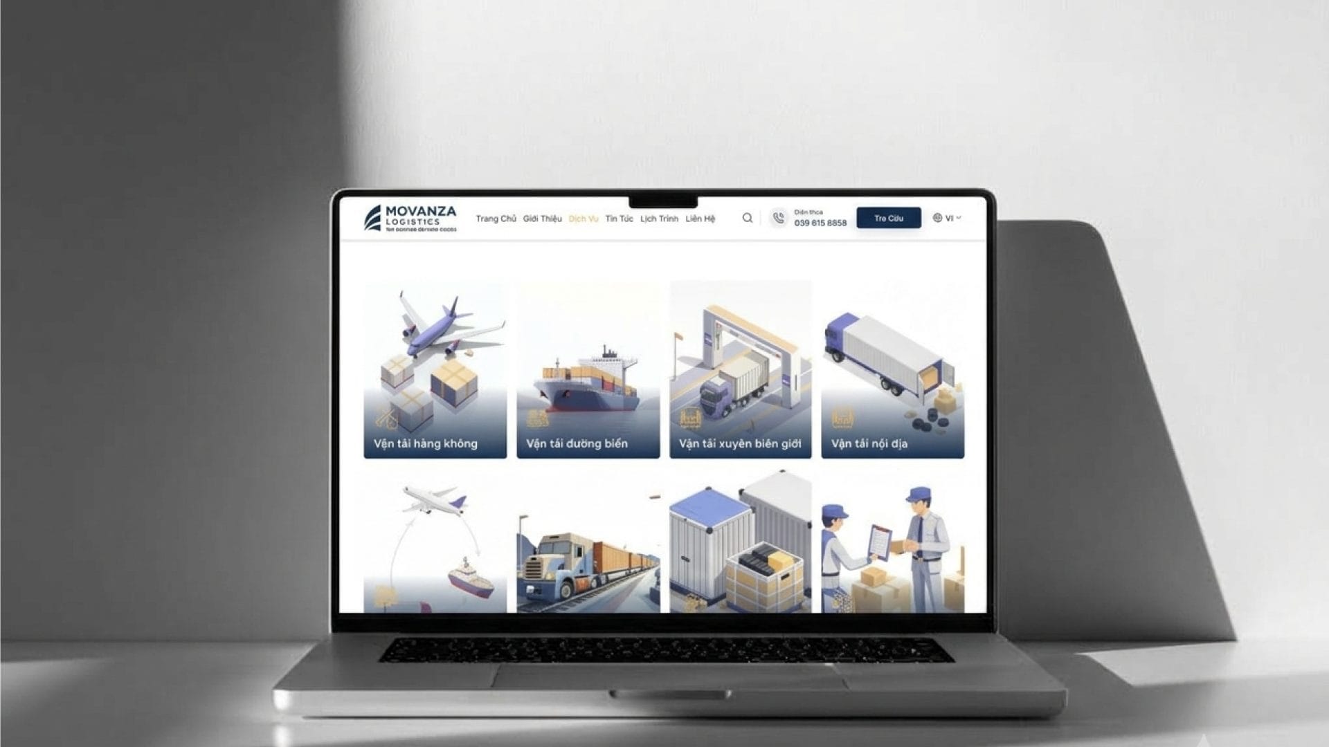 Website Movanza Logistics